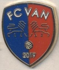 футбол.клуб Ван Чаренцаван (Армения), ЭМАЛЬ / FC Van, Armenia football pin badge