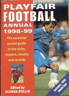 книга Англия-Футбол 1998-99 ежегодник /Playfair Football Annual England yearbook