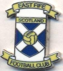 футбол.клуб Ист Файф(Шотландия)3 ЭМАЛЬ /East Fife FC,Scotland football pin badge