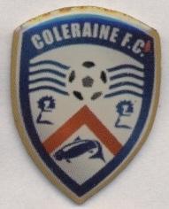 футбол.клуб Колрейн (Сев.Ирландия)2 тяжмет / Coleraine FC,N.Ireland football pin