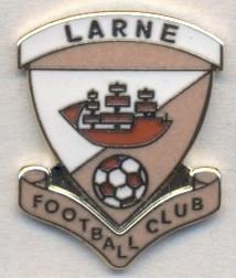 футбол.клуб Ларн (Северн.Ирландия)1 ЭМАЛЬ /Larne FC,N.Ireland football pin badge