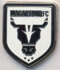 футбол.клуб Макартур (Австралия)ЭМАЛЬ /Macarthur FC,Australia football pin badge