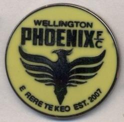 футбол.клуб Веллингтон (Н.Зеландия)2 ЭМАЛЬ/Wellington Phoenix FC,New Zealand pin