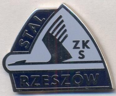 футбол.клуб Сталь Жешув (Польша) ЭМАЛЬ / Stal Rzeszow, Poland football pin badge