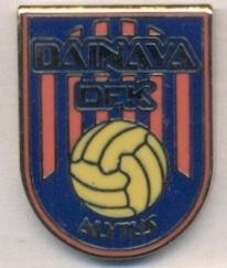 футбол.клуб Дайнава Алитус(Литва)3 ЭМАЛЬ/FK Dainava,Lithuania football pin badge