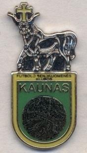футбол.клуб ФБК Каунас (Литва)2 ЭМАЛЬ / NFA Kaunas, Lithuania football pin badge