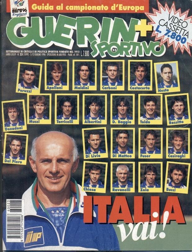Футбол, Чемпионат Европы 1996 5шт. Гуэрин Спортиво №№23-27 1996 /Guerin Sportivo 4