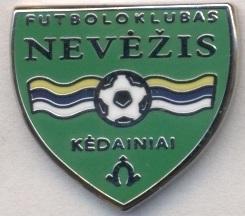 футбол.клуб Невежис(Литва)2 ЭМАЛЬ/Nevezis Kedainiai,Lithuania football pin badge