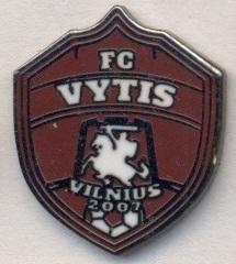 футбол.клуб Витис (Литва) ЭМАЛЬ / FC Vytis Vilnius, Lithuania football pin badge