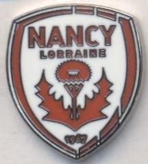 футбол.клуб Нанси (Франция)5 ЭМАЛЬ / AS Nancy-Lorraine,France football pin badge