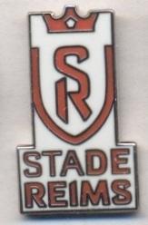 футбол.клуб Реймс (Франция)3 ЭМАЛЬ /Stade Reims,France football enamel pin badge