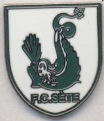 футбольный клуб Сет (Франция)2 ЭМАЛЬ / FC Sete, France football enamel pin badge