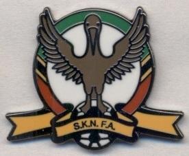 Сент-Китс и Невис,федер.футбола,№2 ЭМАЛЬ /St.Kitts&Nevis football federation pin