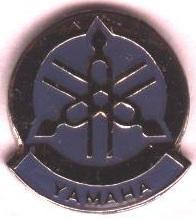 мотоцикл байк Ямаха, №3, тяжелый металл / Yamaha motorcycle byke pin badge