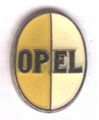 автомобиль Опель, №4, тяжелый металл / Opel car pin badge