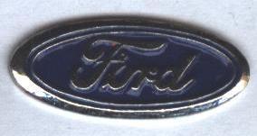 автомобиль Форд, тяжелый металл / Ford car pin badge