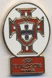 Португалия, федерация футбола,Евро-16,№3 ЭМАЛЬ /Portugal football federation pin