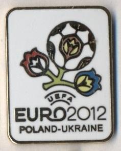 Чемп-т Европы 2012 (Украина-Польша)1 ЭМАЛЬ /Euro 2012 POL-UKR football pin badge
