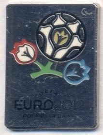 Чемп-т Европы 2012 (Украина-Польша)1 ЭМАЛЬ редкий /Euro 2012 football pin badge