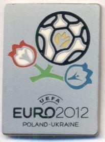 Чемп-т Европы 2012 (Украина-Польша)2 ЭМАЛЬ редкий /Euro 2012 football pin badge
