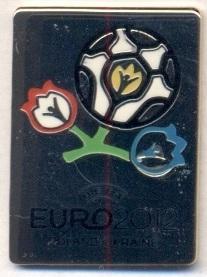 Чемп-т Европы 2012 (Украина-Польша)3 ЭМАЛЬ редкий /Euro 2012 football pin badge