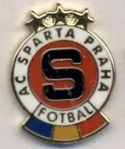 футбол.клуб Спарта Прага (Чехия)4 ЭМАЛЬ / Sparta Prague,Czech football pin badge