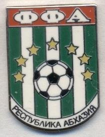 Абхазия,федерация футбола(не-ФИФА)3 ЭМАЛЬ/Abkhazia football federation pin badge