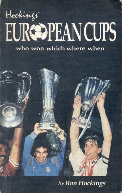 книга Футбол Еврокубки 1955-87 клубы история/European football cups history book