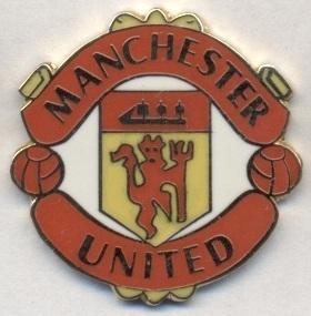 футбол.клуб Манчестер Юнай.(Англ)2 ЭМАЛЬ /Manchester United,England football pin