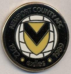 футбол.клуб Ньюпорт (Уэльс)2 ЭМАЛЬ / Newport County AFC,Wales football pin badge