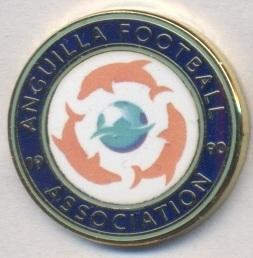 Ангилья, федерация футбола, №4, ЭМАЛЬ / Anguilla football federation pin badge