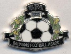 Багамы, федерация футбола,№2 ЭМАЛЬ /Bahamas football federation enamel pin badge