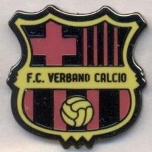 футбол.клуб Вербано (Италия) ЭМАЛЬ / FC Verbano Calcio, Italy football pin badge