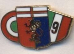 футбол.клуб Дженоа (Италия)офиц. ЭМАЛЬ/Genoa CFC,Italy calcio football pin badge
