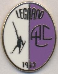 футбол.клуб Леньяно (Италия) ЭМАЛЬ / AC Legnano, Italy football enamel pin badge