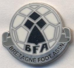 Бретань,федерация футбола(не-ФИФА)1 ЭМАЛЬ/Brittany football federation pin badge