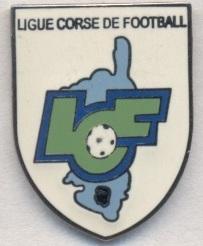 Корсика,федерация футбола (не-ФИФА)1 ЭМАЛЬ/Corsica football federation pin badge