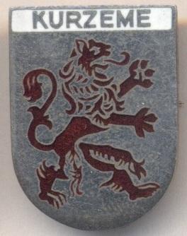 герб регион Курземе (Латвия), ЭМАЛЬ / Kurzeme region, Latvia coat-of-arms badge