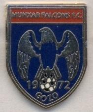 футбол.клуб Муншар (Мальта) ЭМАЛЬ / Munxar Falcons,Malta-Gozo football pin badge