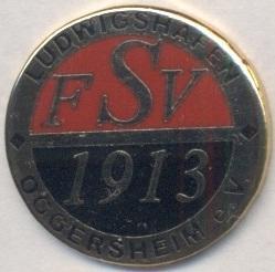 футбол.клуб Людвигсхафен (Германия) ЭМАЛЬ /FSV Ludwigshafen,Germany football pin