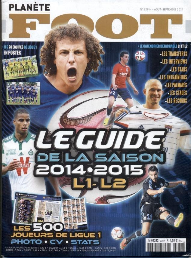 Франция, чемпионат 2014-15, спецвыпуск Планет Фут / Planete Foot guide France