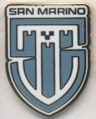 Сан-Марино, федерация футбола,№1 ЭМАЛЬ /San Marino football federation pin badge