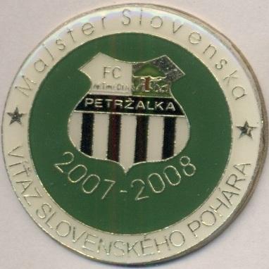 футбол.клуб Петржалка Братислава(Словак)2 тяжмет/Petrzalka,Slovak football badge