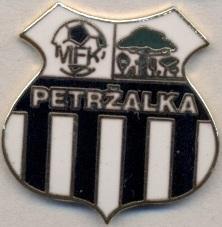 футбол.клуб Петржалка Братислава (Словак)2 ЭМАЛЬ/Petrzalka,Slovakia football pin