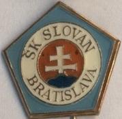 футбол.клуб Слован Братислава(Словак)2 тяжмет/Slovan Brat.,Slovak football badge