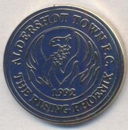 футбол.клуб Олдершот (Англия)ЭМАЛЬ /Aldershot Town FC,England football pin badge