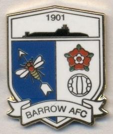 футбольный клуб Барроу (Англия)2 ЭМАЛЬ / Barrow AFC, England football pin badge