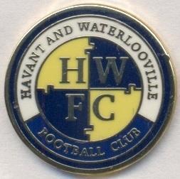 футбол.клуб Хавант (Англия) ЭМАЛЬ / Havant-Waterlooville FC,England football pin