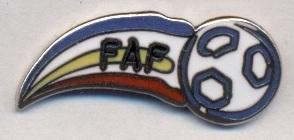 Андорра,федерация футбола,№1 ЭМАЛЬ /Andorra football federation enamel pin badge
