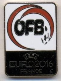 Австрия,федерация футбола,Евро-16,№1 ЭМАЛЬ/Austria football federation pin badge